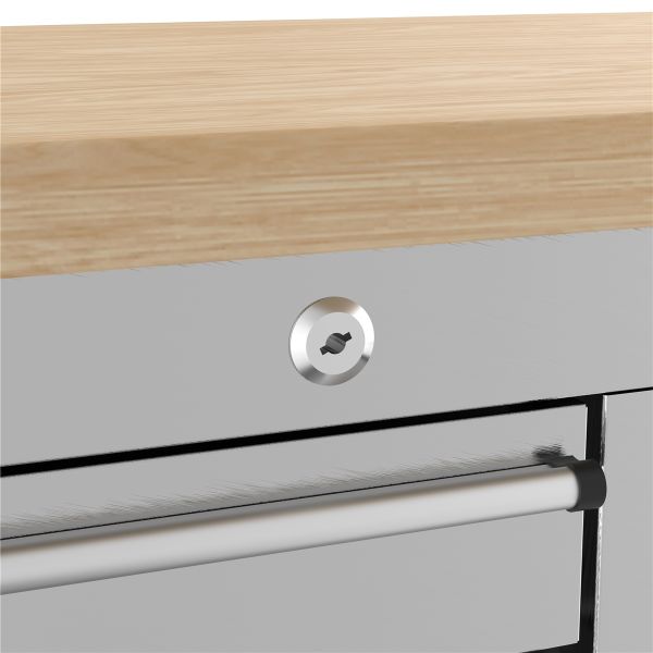 GÜDE Werkstatteinrichtung Werkstattwagen Werkbank Werkzeugschrank GW 5/1 INOX 