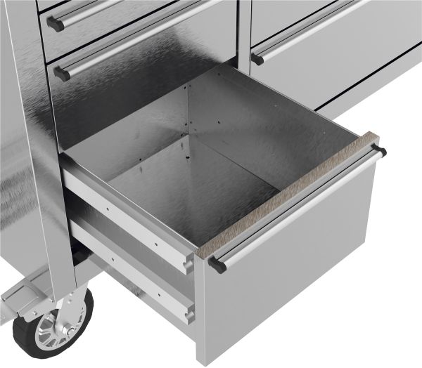 GÜDE Werkstatteinrichtung Werkstattwagen Werkbank Werkzeugschrank GW 10 INOX 