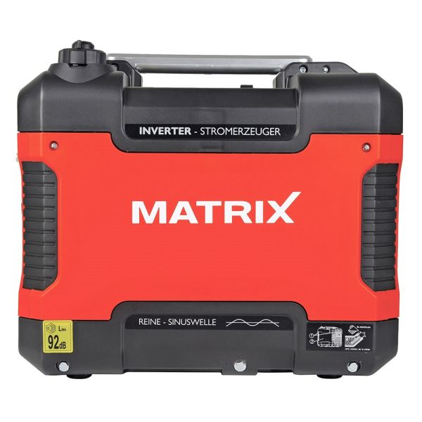 MATRIX Notstromaggregat Stromerzeuger Stromgenerator Inverter Benzin PG2000i-USB