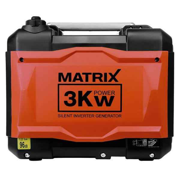 MATRIX Notstromaggregat Stromerzeuger Inverter Benzin 3000W PG3000i-USB *2.Wahl* 