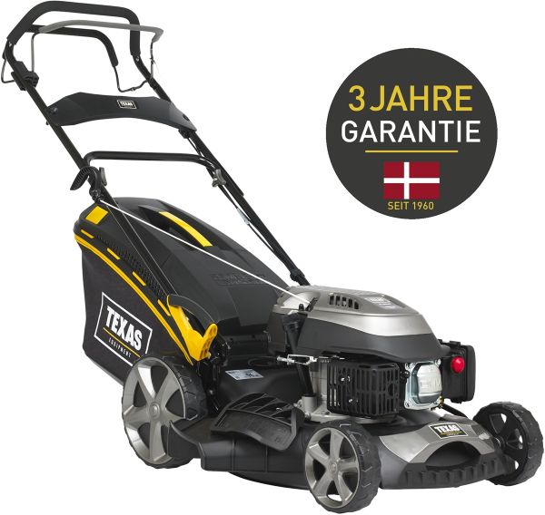 TEXAS Rasenmäher Benzin mit Antrieb Motormäher 46cm 139cm³ RL 460TR/W Set 4in1