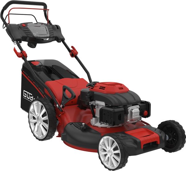 GÜDE Premium Benzin Rasenmäher Motormäher Benzinmäher Big Wheeler 554.1 R LI-ES