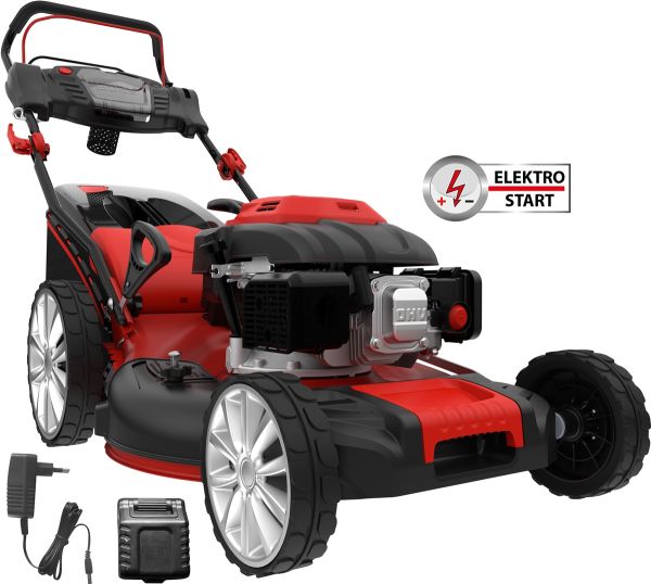 GÜDE Premium Benzin Rasenmäher Motormäher Benzinmäher Big Wheeler 554.1 R LI-ES