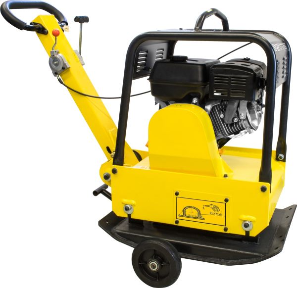 GÜDE GRP 160 Rüttelplatte Verdichter Rüttler Fahrwerk PU-Platte 180kg 30kN  