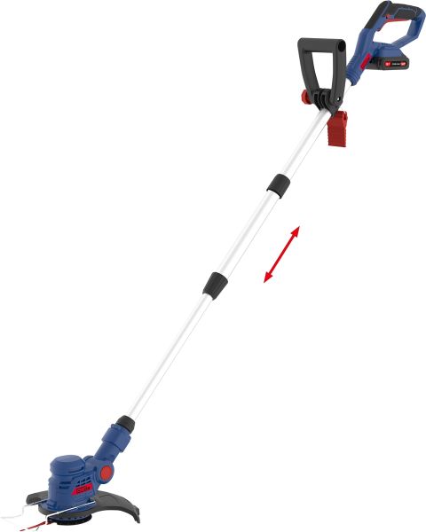 GÜDE Rasentrimmer Akku Motorsense Sense Trimmer RT 18-201-05 inkl Akku Ladegerät 