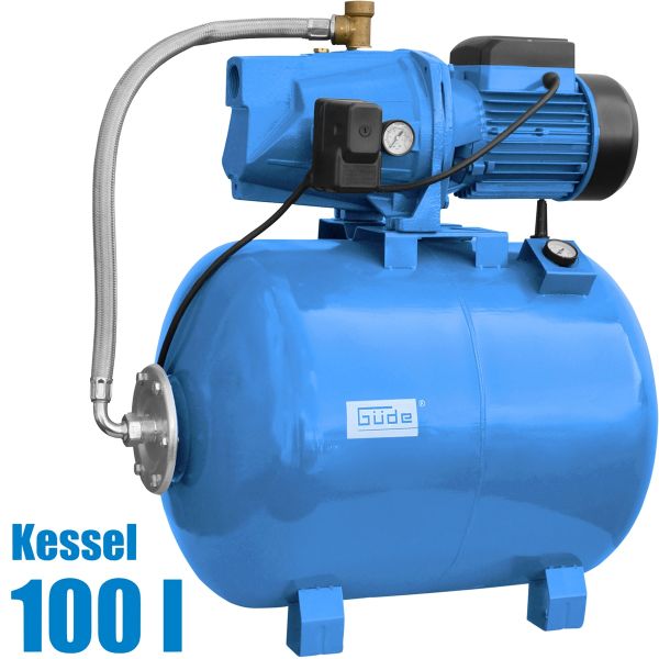 GÜDE Hauswasserwerk HWW 2100 G Pumpe Bewässerung 2100W 100l Kessel 6000l
