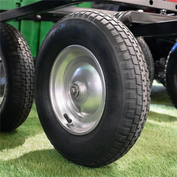 GÜDE Gartenwagen GGW 500 Abfallwagen Laubsammler Bollerwagen 225 Liter bis 500kg
