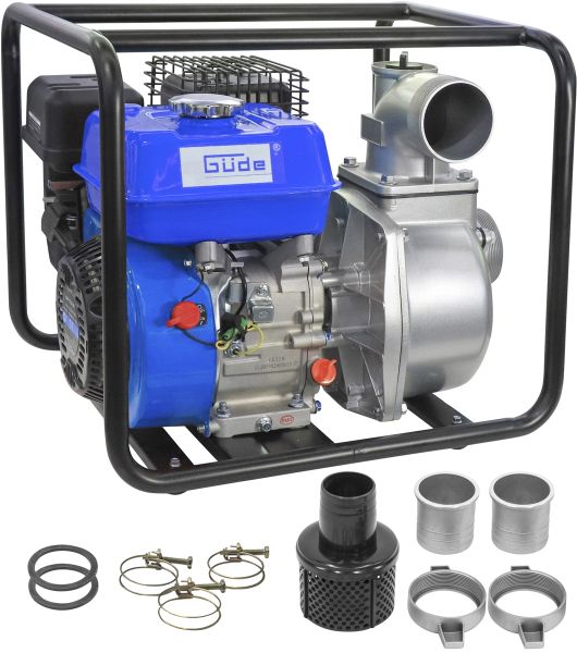 GÜDE Motorpumpe GMP 50.25 Benzin Pumpe Bewässerung Abpumpen 5,2 PS 55000 l/h 