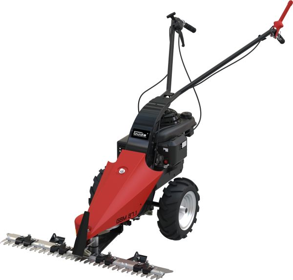 GÜDE Balkenmäher Profi Hochgrasmäher Rasenmäher Benzin Wiesenmäher 87cm GBM 87.1