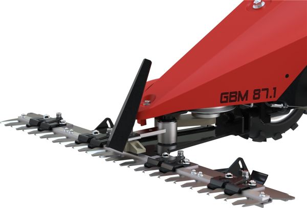 GÜDE Balkenmäher Profi Hochgrasmäher Rasenmäher Benzin Wiesenmäher 87cm GBM 87.1