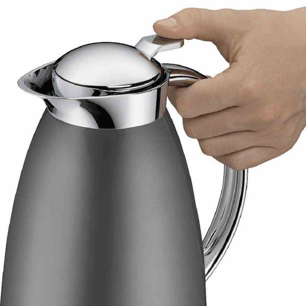 ALFI Isolierkanne "Gusto" 1,0 l spacegrau 12 H warm 24 H kalt Edelstahl lackiert