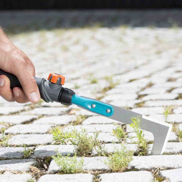 GARDENA Combisystem Fugenkratzer Edelstahl messingbeschichtet Kunststoffgriff