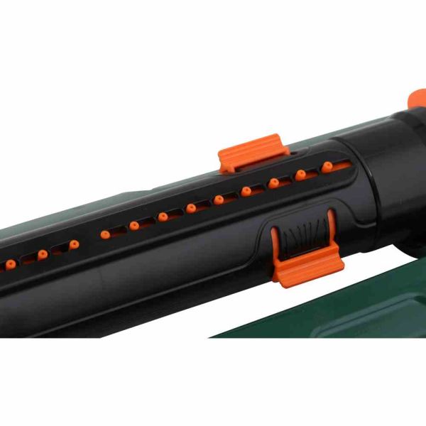 SIENA GARDEN Vario Viereckregner 3500 Metall mehrfach verstellbar orange/grün