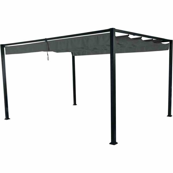 SIENA GARDEN Sky Pavillon, Zelt, Sonnenschutz, 300x400 cm, anthrazit