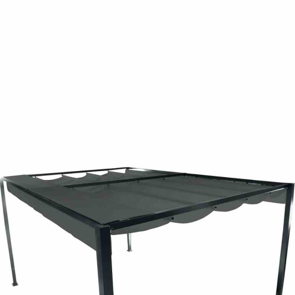 SIENA GARDEN Sky Pavillon, Zelt, Sonnenschutz, 300x400 cm, anthrazit