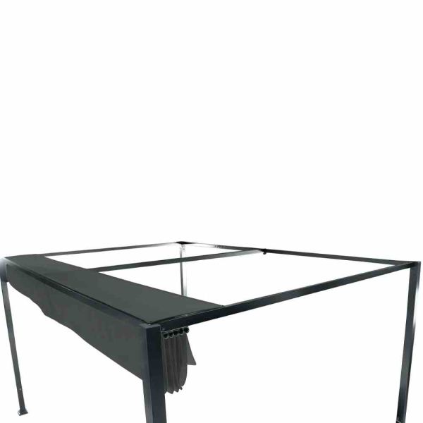 SIENA GARDEN Sky Pavillon, Zelt, Sonnenschutz, 300x400 cm, anthrazit