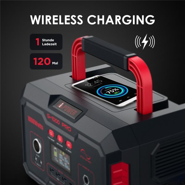 iPower Powerstation Power Station Stromerzeuger Notstromaggregat G-1000Pro 2360W ***Aktionspaket mit 2x Powerstation á 1180W = 2320W***