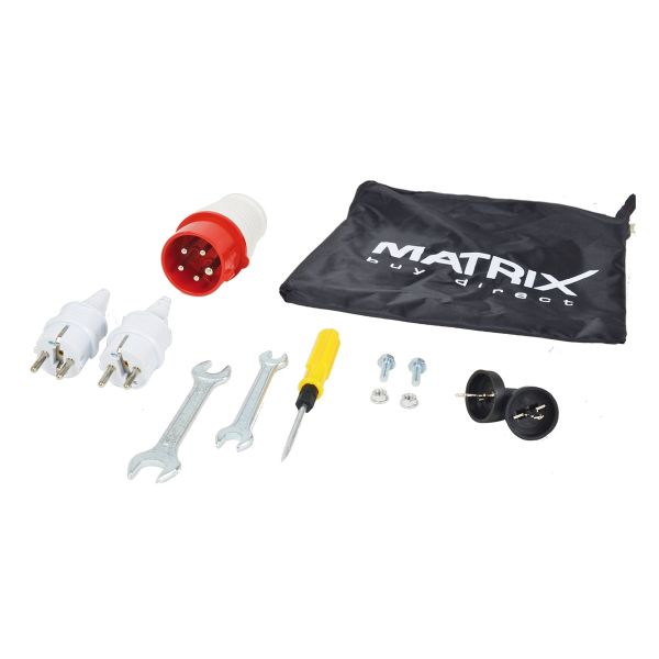 MATRIX Diesel Stromerzeuger Stromgenerator Notstromaggregat PG 6000-D-Silent 2x230V | 1x400V | 1x12V | AVR | E-Start | 7,5PS | 5000W