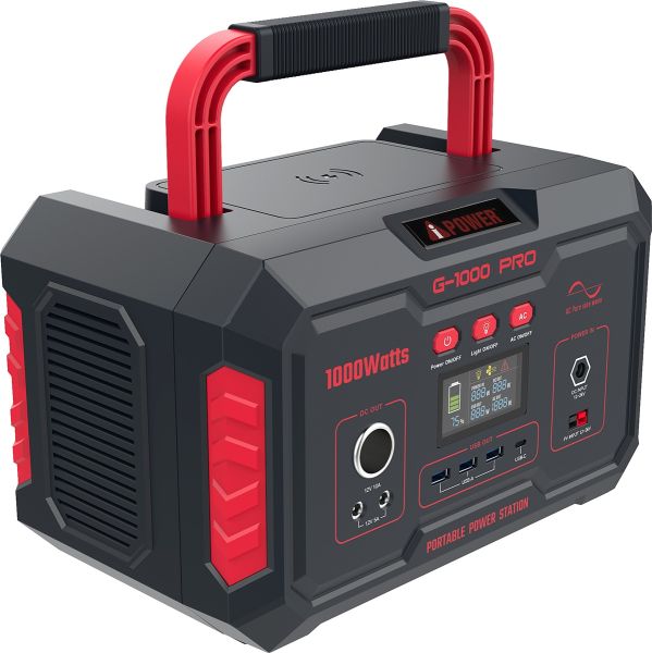 iPower Powerstation Power Station Stromerzeuger Notstromaggregat G-1000Pro 2360W ***Aktionspaket mit 2x Powerstation á 1180W = 2320W***