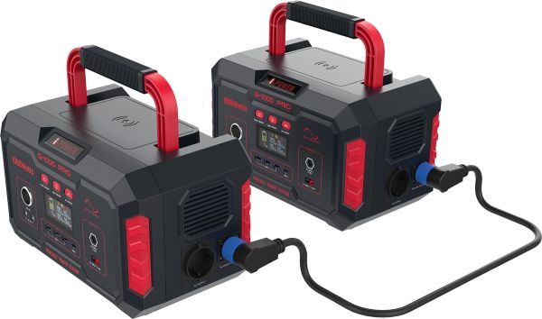 iPower Powerstation Power Station Stromerzeuger Notstromaggregat G-1000Pro 2360W ***Aktionspaket mit 2x Powerstation á 1180W = 2320W***