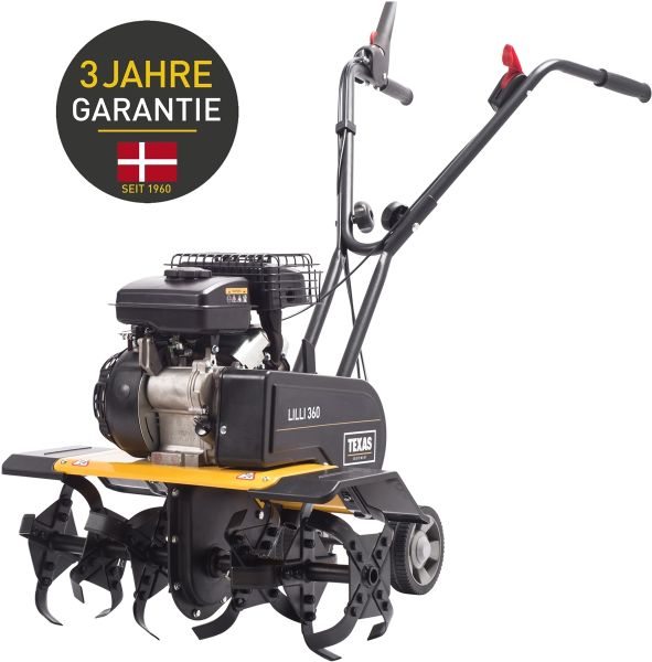 TEXAS Gartenfräse Motorhacke Bodenhacke Bodenfräse Pflug Benzin Lilli 360TG 60cm 