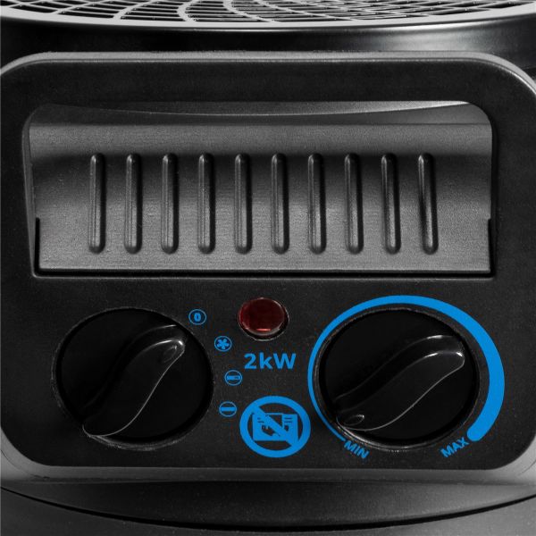 GÜDE Elektroheizer Heizgerät Bauheizer Heizlüfter Heizgebläse GEH 2000P 230V 2kW 