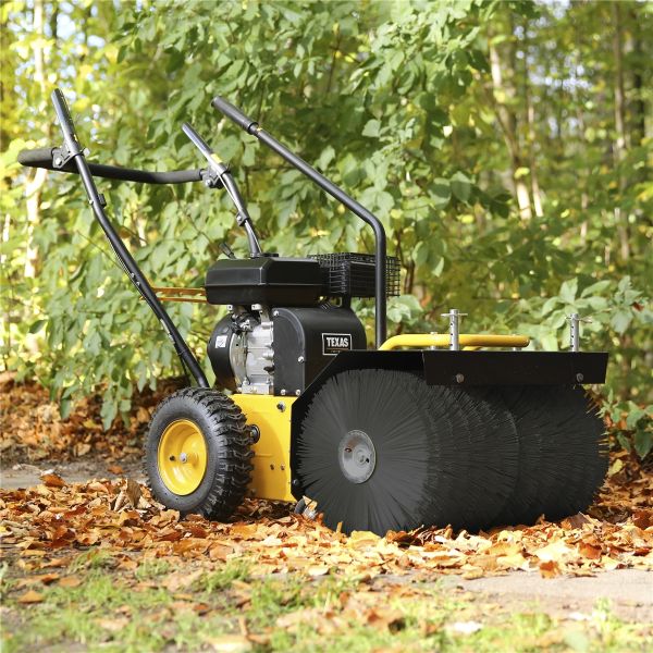 TEXAS Handy Sweep 710B Set Kehrmaschine Benzin 70cm Laubsammler Schneeschieber