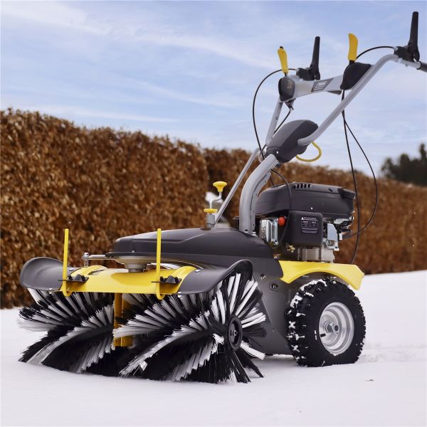 TEXAS Smart Sweep 800 SET 80cm Kehrmaschine Benzin Schneeschieber Laubsammler