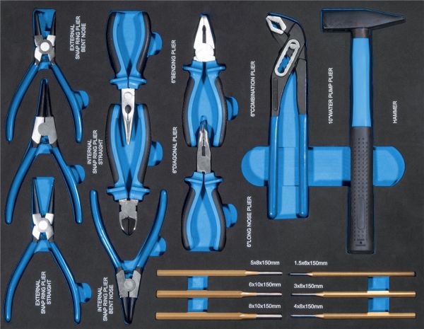 GÜDE GW 7 Werkstattwagen Werkzeugwagen Wagen 7 Schubladen 226-teilig 