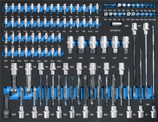GÜDE GW 7 Werkstattwagen Werkzeugwagen Wagen 7 Schubladen 226-teilig 