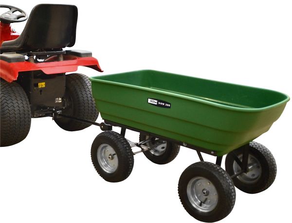 GÜDE Gartenwagen GGW 300 Abfallwagen Laubsammler Bollerwagen 125 Liter bis 300kg