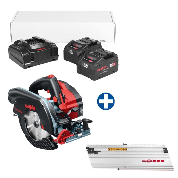 MAFELL PowerSet K 65 18M bl PURE Handkreissäge Handkreissäge inkl 2x 8Ah Akku 