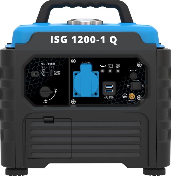 GÜDE Inverter Stromerzeuger Benzin Stromgenerator Notstromaggregat ISG 1200-1 Q 