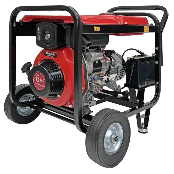 MATRIX Notstromaggregat Stromerzeuger Stromgenerator Diesel PG4000D **2.WAHL** 