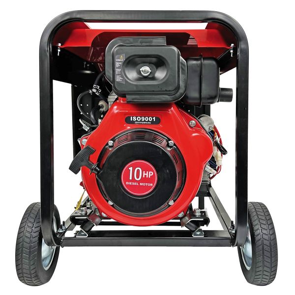 MATRIX Notstromaggregat Stromerzeuger Stromgenerator Diesel PG7000D 5kW ATS AVR| ATS Anschluss| E-Start inkl. Batterie+Seilzugstart
