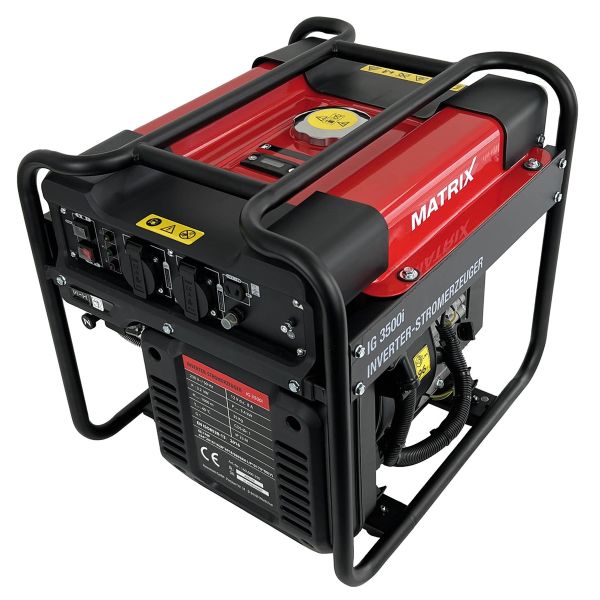 MATRIX Profi Stromerzeuger Inverter Notstromaggregat 3500 Watt Benzin IG3500i 