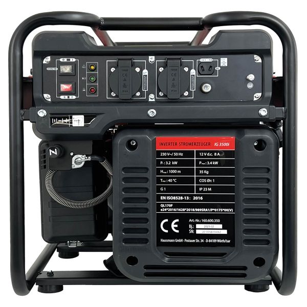 MATRIX Profi Stromerzeuger Inverter Notstromaggregat 3500 Watt Benzin IG3500i 