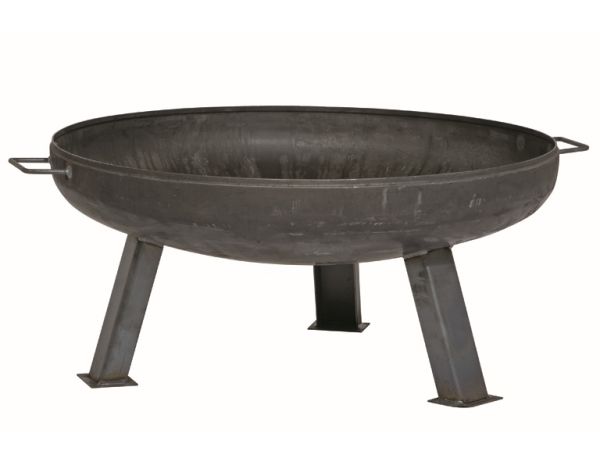 SIENA GARDEN Feuerschale XXL 79cm mit Windschutz Feuerkorb Lagerfeuer Feuerstelle 