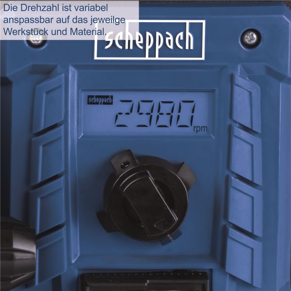 Scheppach Bandschleifer Tellerschleifer BTS800Vario mit Drehzahlregulierung 370W 