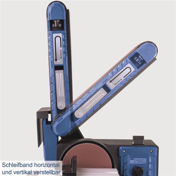 Scheppach Bandschleifer Tellerschleifer BTS800Vario mit Drehzahlregulierung 370W 