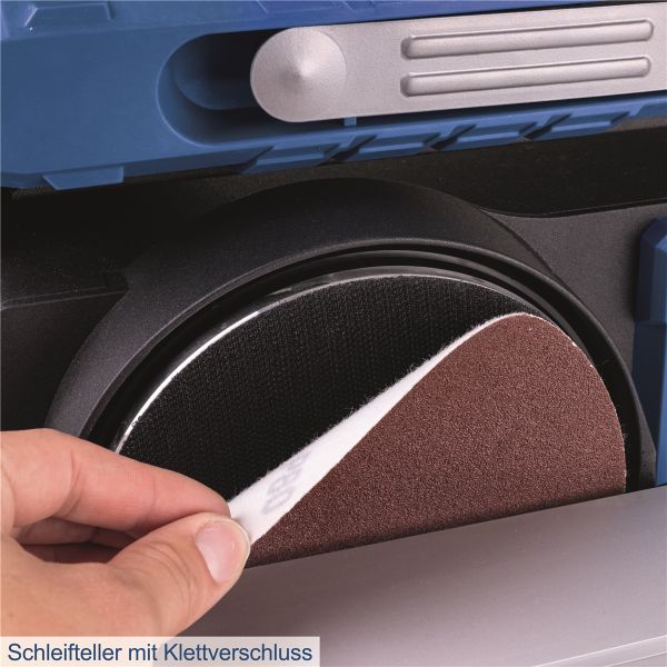 Scheppach Bandschleifer Tellerschleifer BTS800Vario mit Drehzahlregulierung 370W 