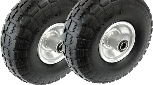 2 Stück HBH Schwerlast Ersatzrad PU-Rad pannensicher Sackkarrenrad Rad für TK320 