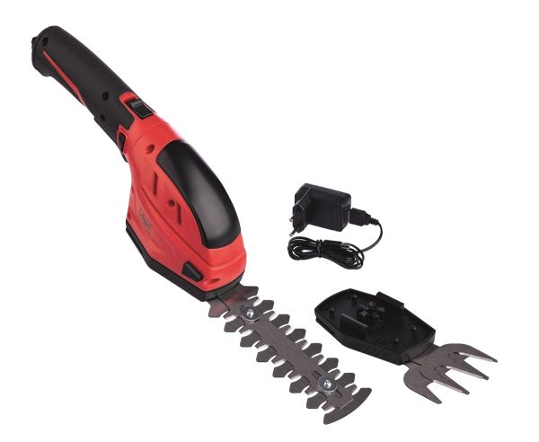 Scheppach Grasschere Strauchschere Akku Rasenschere CGS-15-Li 2in1 3,6V 1,5Ah 