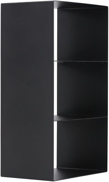 MAGNUS Brennholzregal "R147" Schwarz Kaminregal Holzregal Ofenregal 