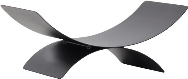 MAGNUS Brennholzregal Holzkorb "K14" Schwarz Kaminholztasche Kaminkorb 