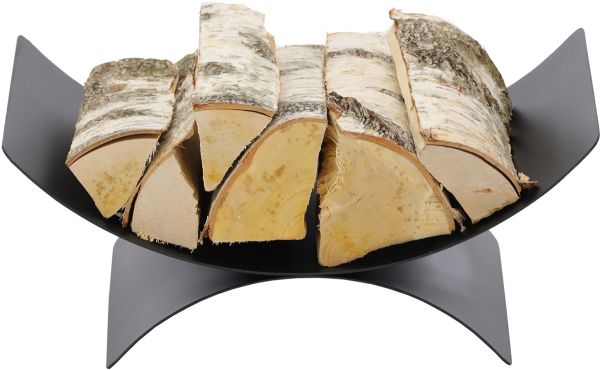 MAGNUS Brennholzregal Holzkorb "K14" Schwarz Kaminholztasche Kaminkorb 