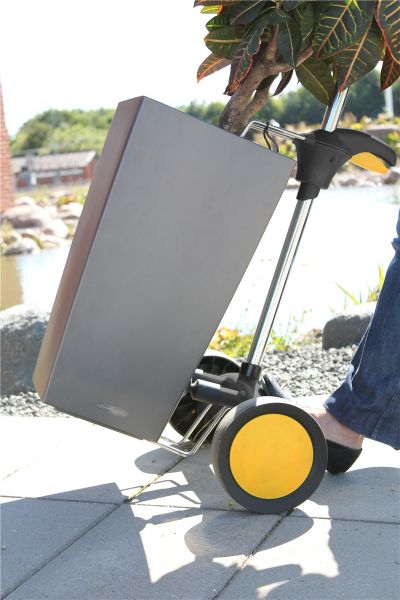 TEXAS Gartenwagen Kübelkarre Transportkarre Blumenkübel bis 75cm 60kg Tragkraft 