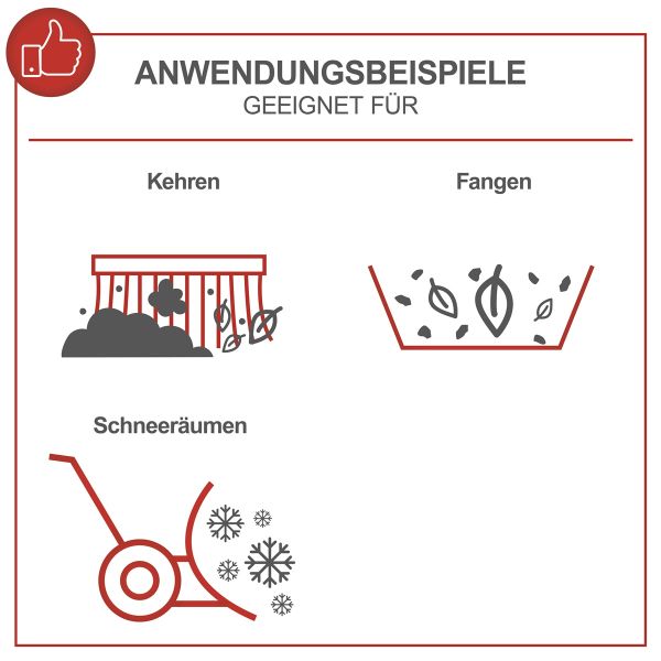 Scheppach Kehrmaschine Benzin 100cm Laubsammler Schneeschieber 3in1 SET SC2200PE Radantrieb|Stollenreifen|E-Start|4 Gänge|4,9PS