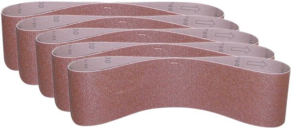 GÜDE Schleifband K80 SB 150mm 1220mm Länge Bandschleifer 5 Stück 