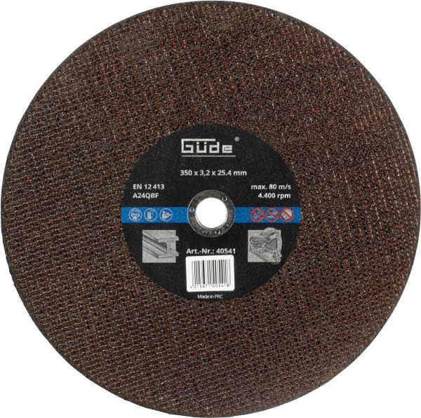 GÜDE Metalltrennscheibe 350 x 25,4 Trennscheibe für Metallsäge GMT 355 